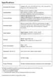 G1 - Specifications